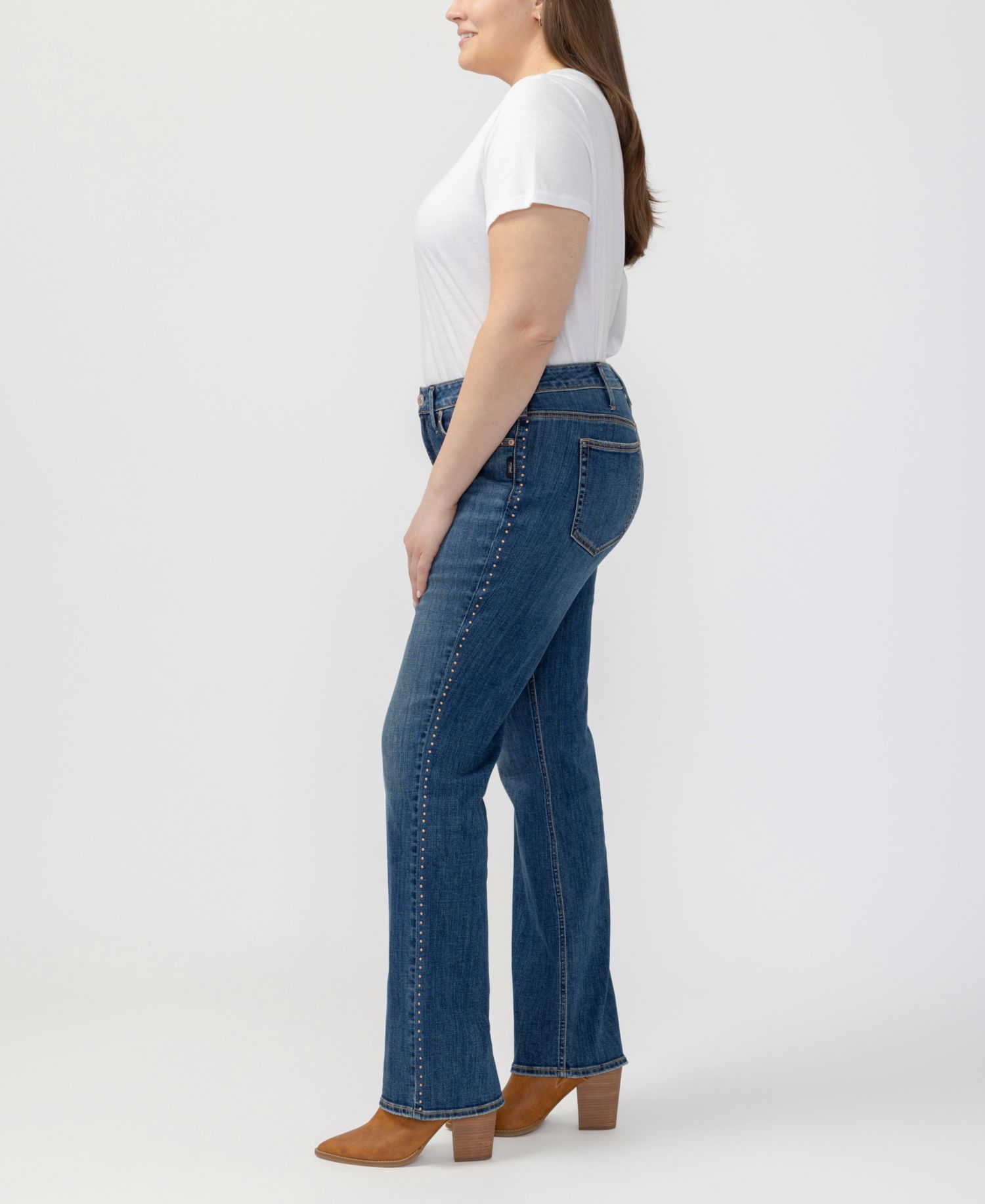 Plus Size Suki Mid-Rise Curvy Bootcut Jeans