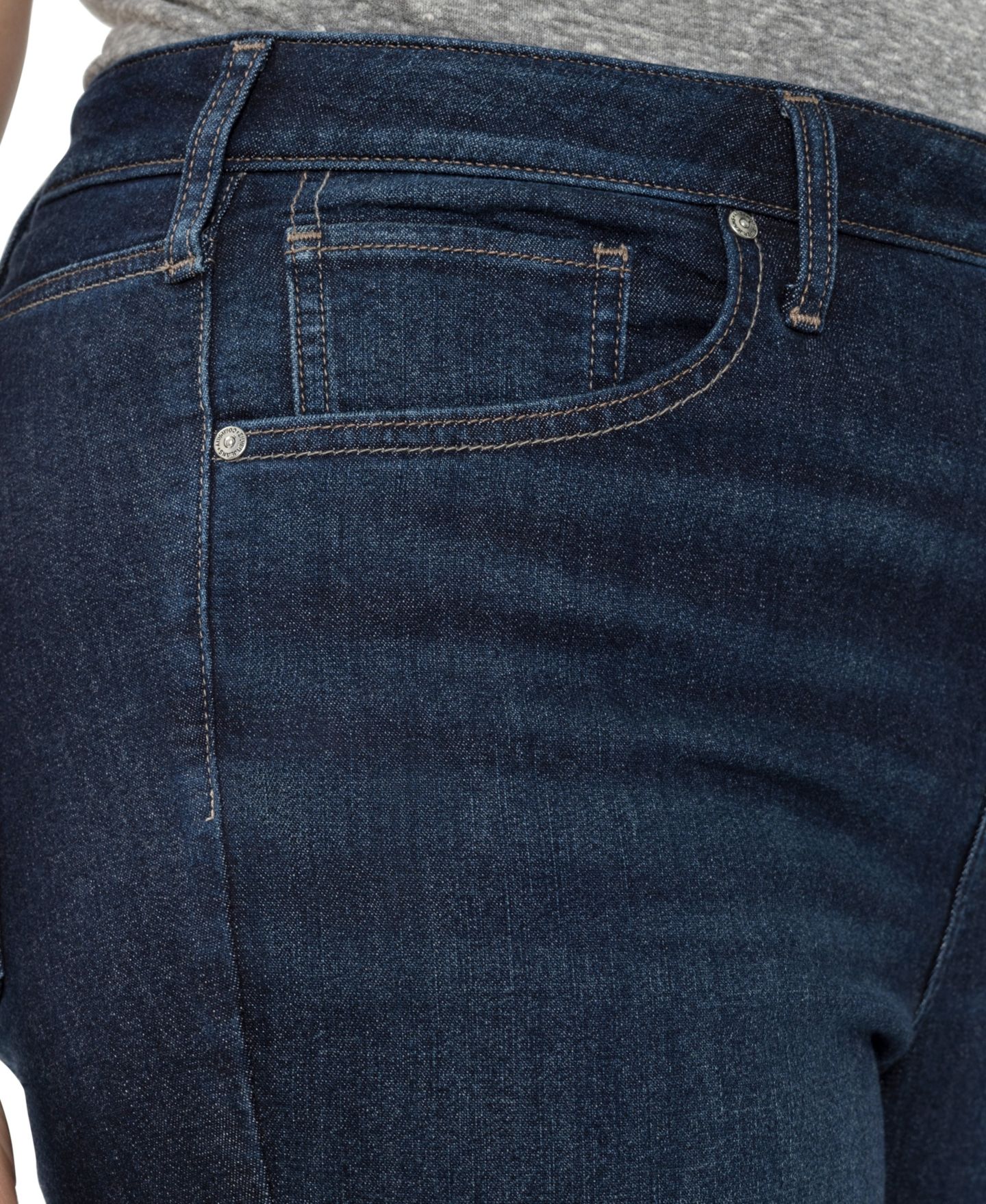 Женские джинсы Silver Jeans Co. Plus Size Avery High-Rise, цвет: Analog — фото 8