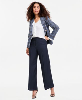 Petite Wide-Leg Pants