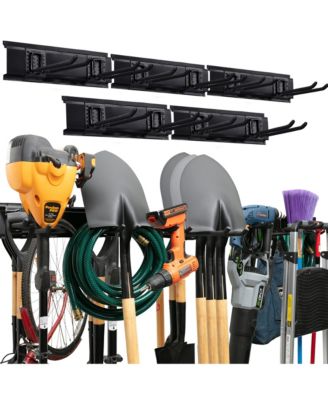 Organizer Wall Mount Storrack Adjustable Hooks Anti-rust Garden Storage