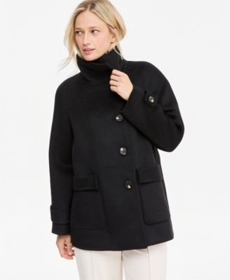 Women's Double-Faced Funnel Neck Coat