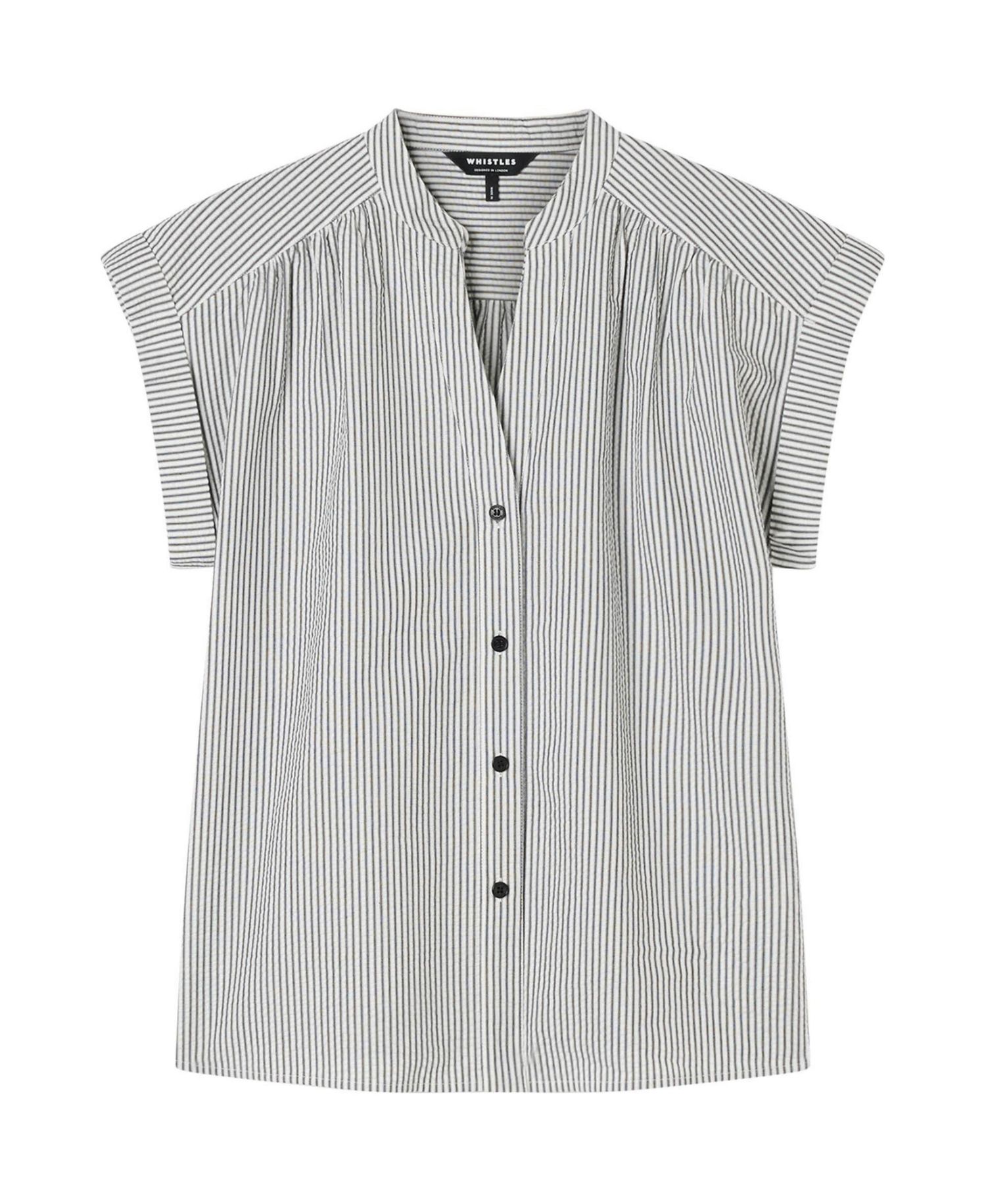 Women's Seersucker Stripe Shirt