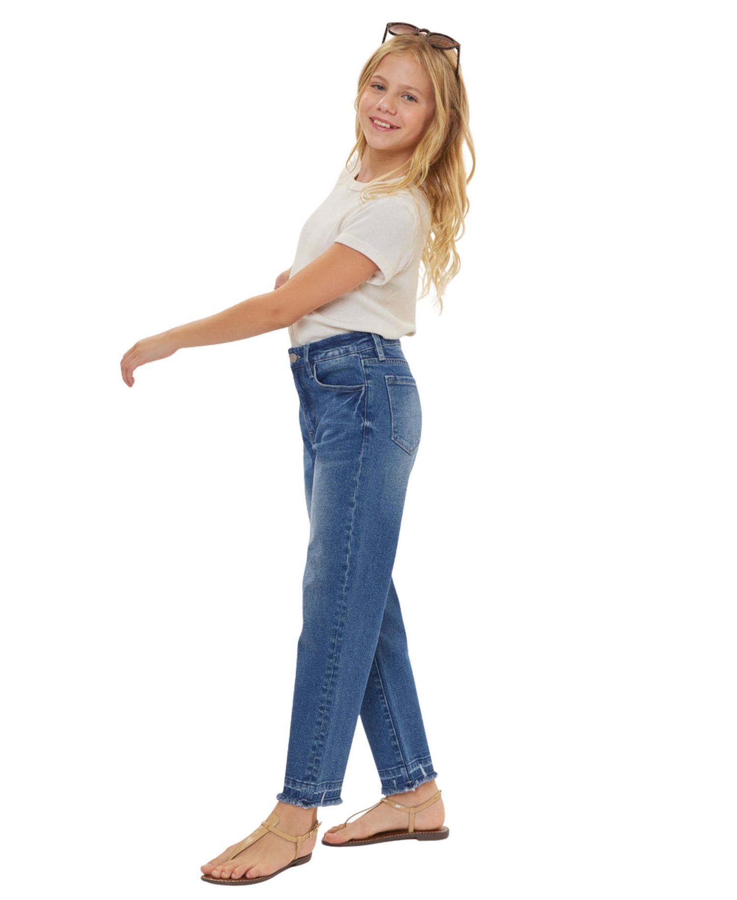Big Girls Royal High Rise Straight Jeans