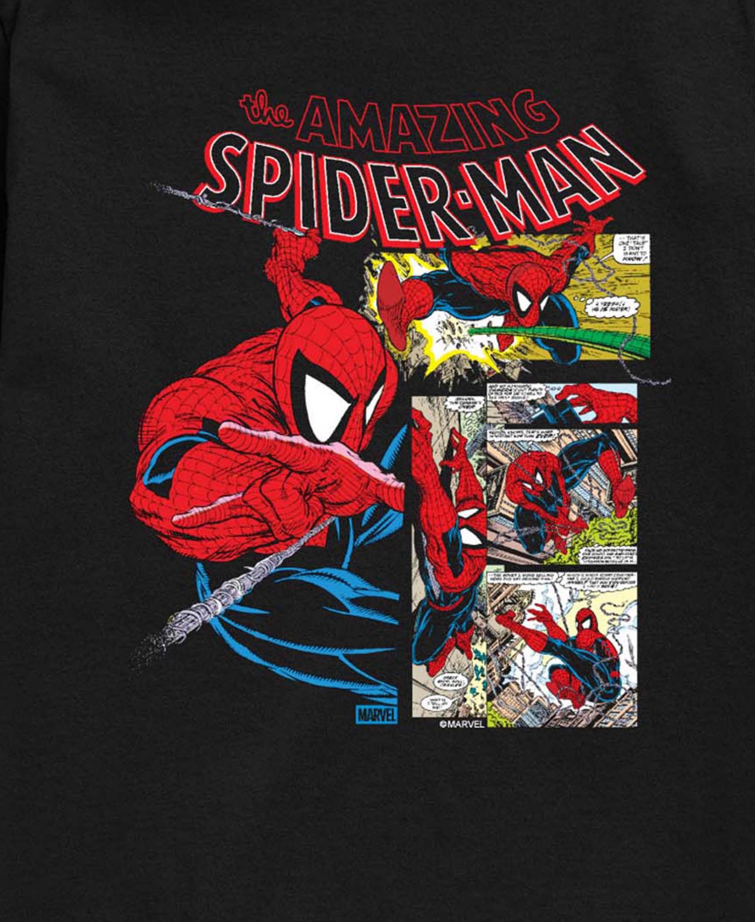Boys' 8-20 Spider-Man Comic Book Youth Short-Sleeve Graphic T-Shirt