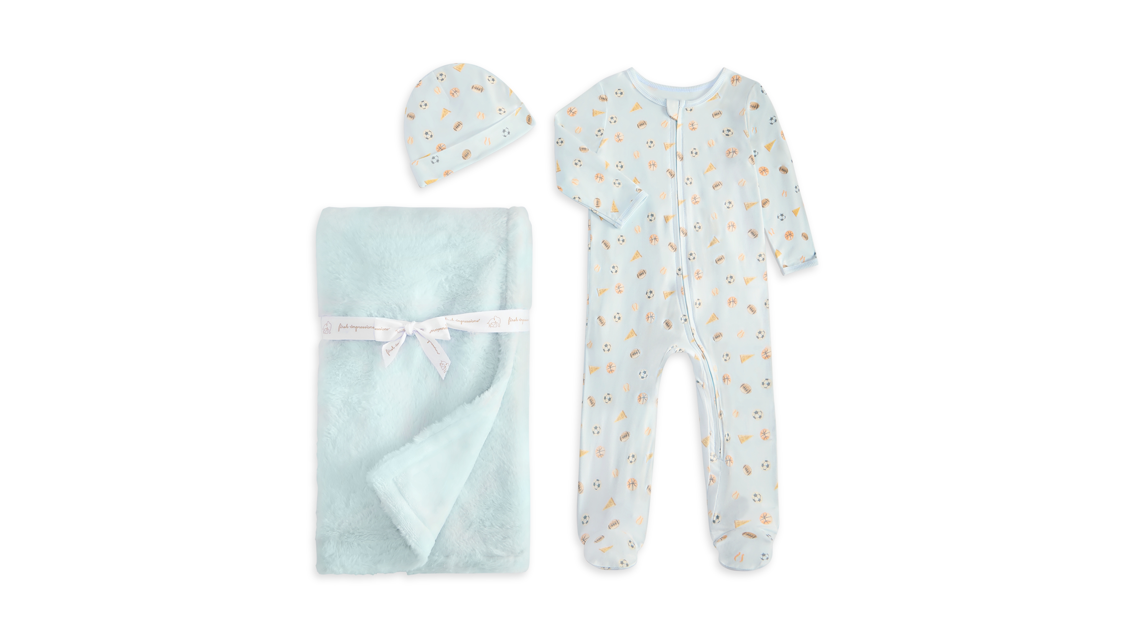 First Impressions Baby Boys' Hat, Coverall and Blanket, 3-Piece Set, Macy's Exclusive