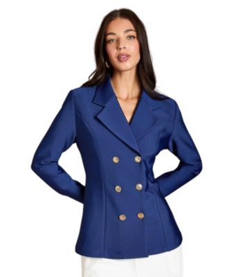 Women's Double Breasted Bandage Blazer