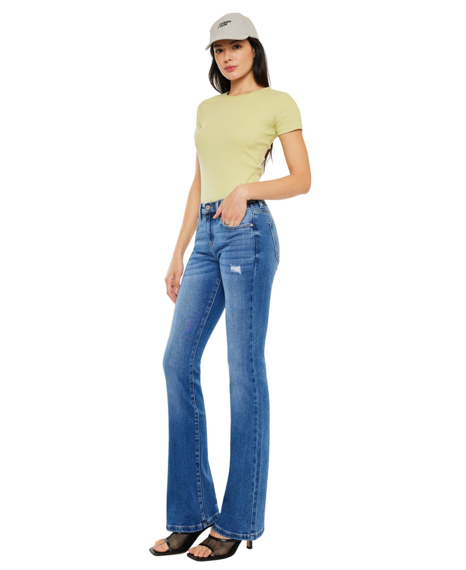 Women's Kiera Mid Rise Bootcut Jeans