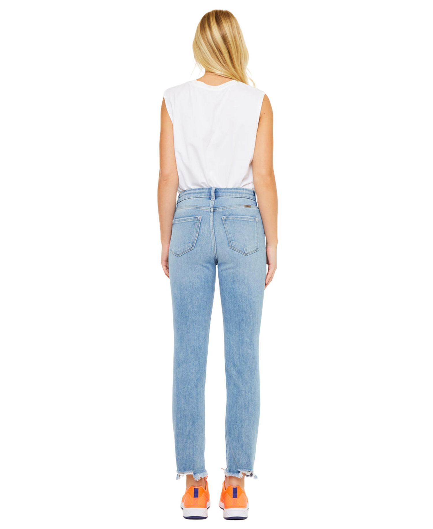Women's Clover High Rise Slim Straight Jeans