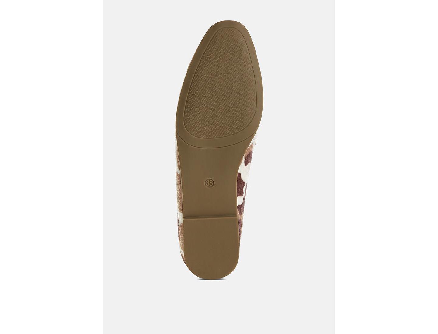 Женские туфли Rag & Co Moraug Faux Suede Tassels, цвет: Коричневый — фото 8