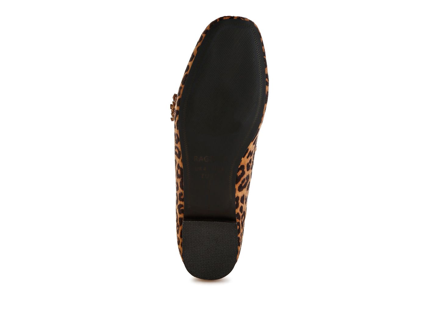 Женские туфли Rag & Co Niloha Studs and Tassels Detail Leopard, цвет: Коричневый — фото 7