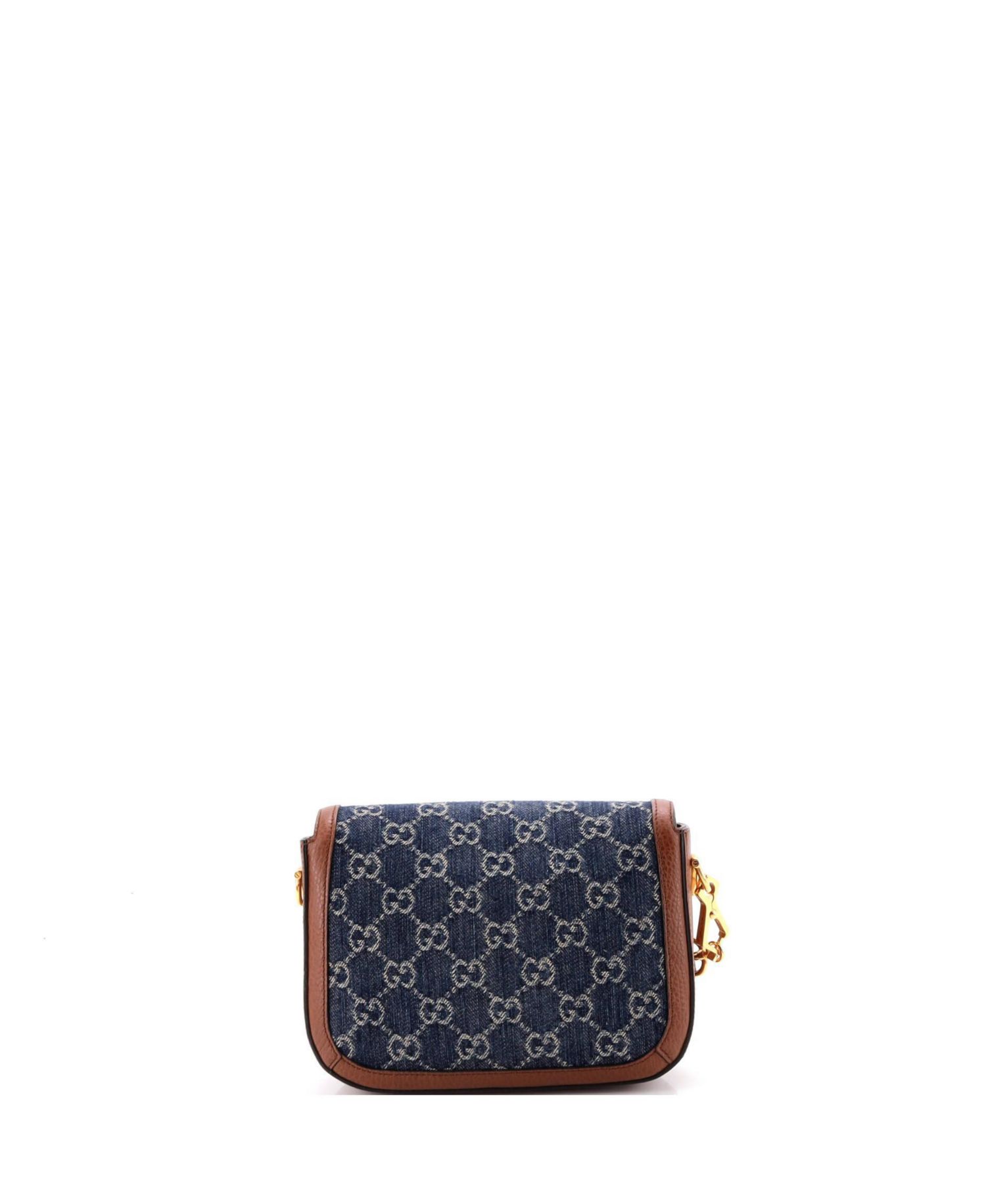Mini Horsebit 1955 Shoulder Bag GG Denim