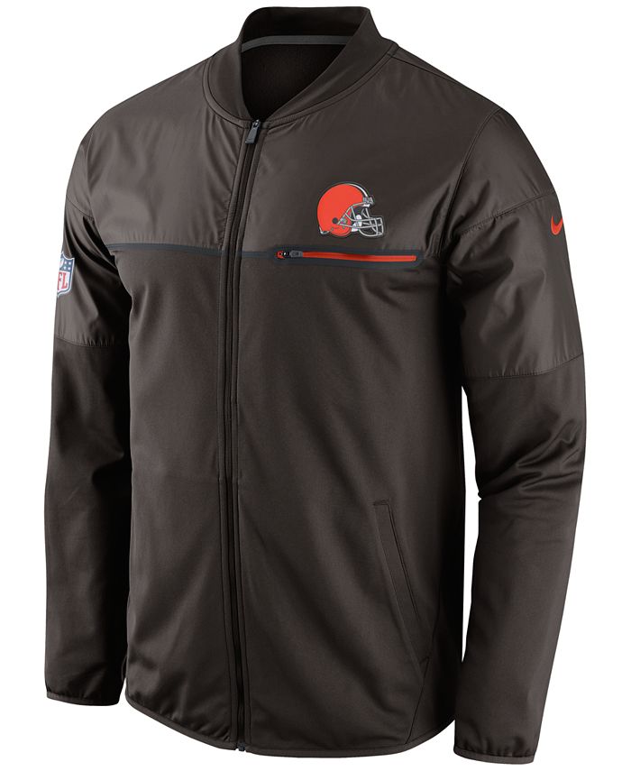 Nike Men's Cleveland Browns Elite Hybrid Jacket - Macy's
