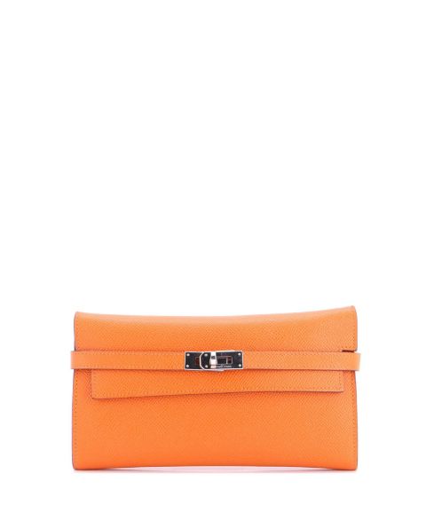 Pre-Owned HERMÉS Long Kelly Wallet Epsom