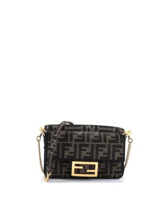 Mini Baguette NM Bag Zucca Canvas