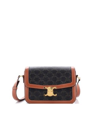 Medium Triomphe Shoulder Bag Triomphe Coated Canvas