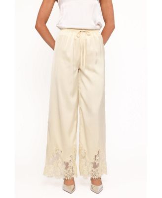 Women's Viola Drawstring Wide Leg Pant