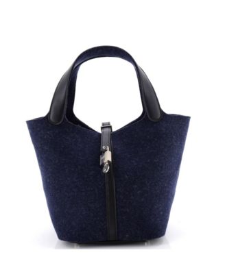 MM Picotin Lock Bag Felt with Leather
