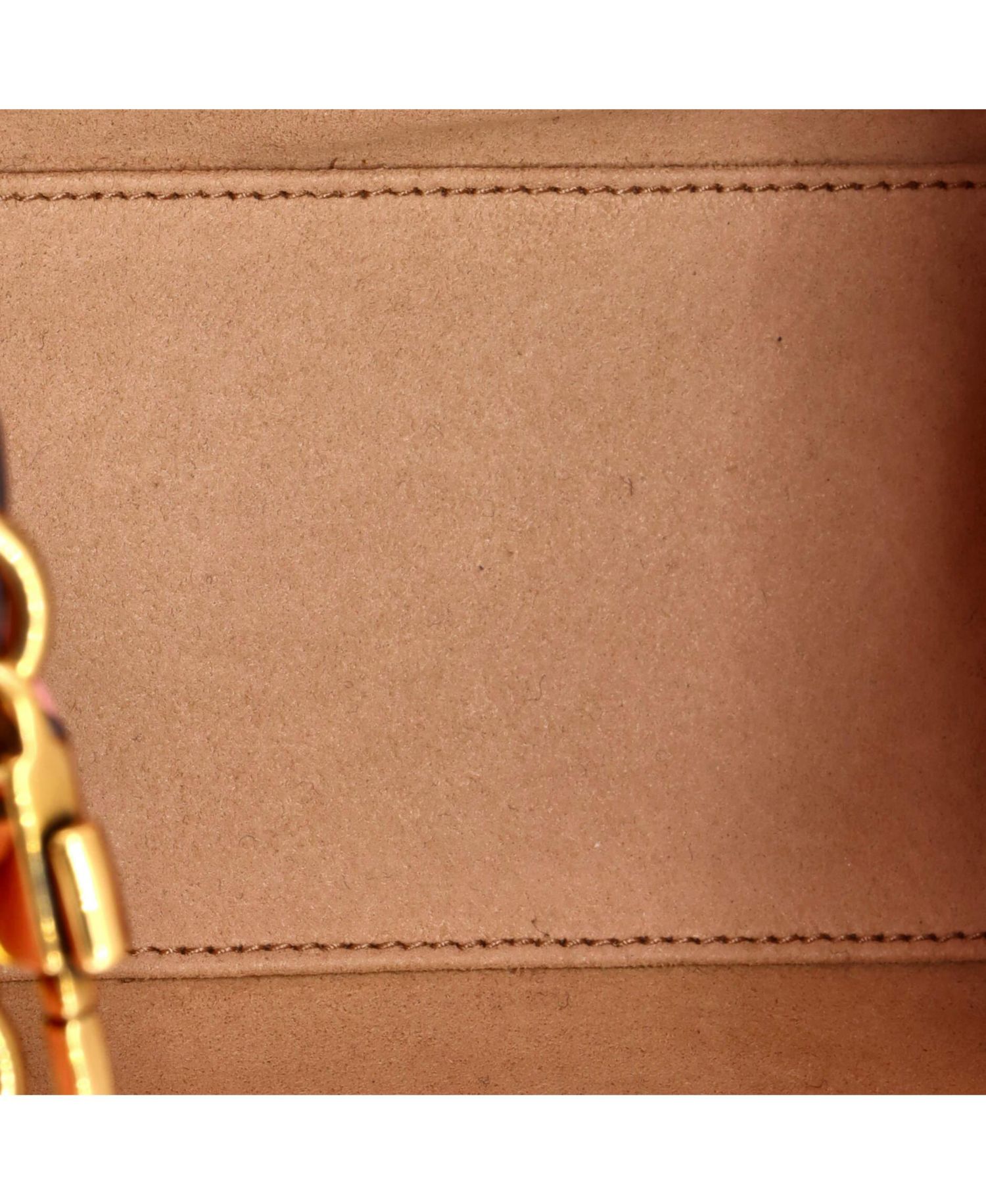 Mini Diana NM Bamboo Handle Tote Leather
