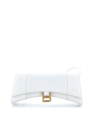 Hourglass Stretch Sling Bag Embossed Leather