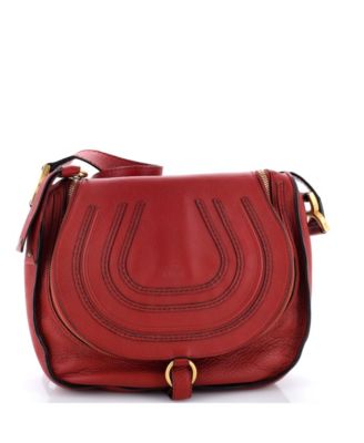 Medium Marcie Zip Crossbody Bag Leather
