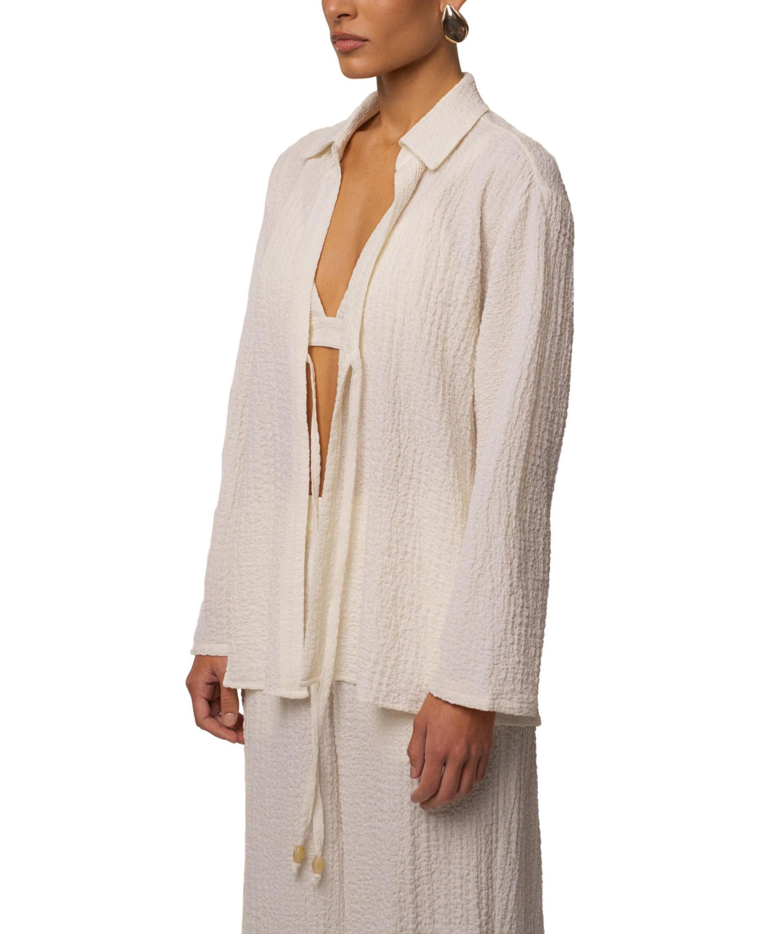 Women's Unwind Tie-Front Blouse