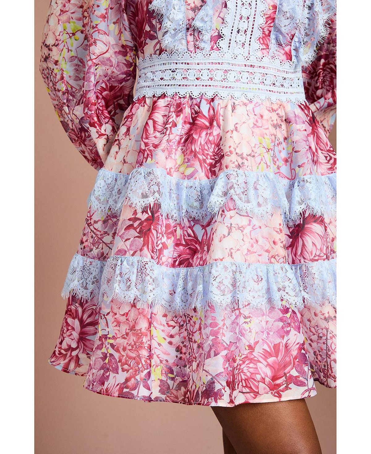 Coast Women's Lace Mini Dress view 4 — MAYCSS fashion products