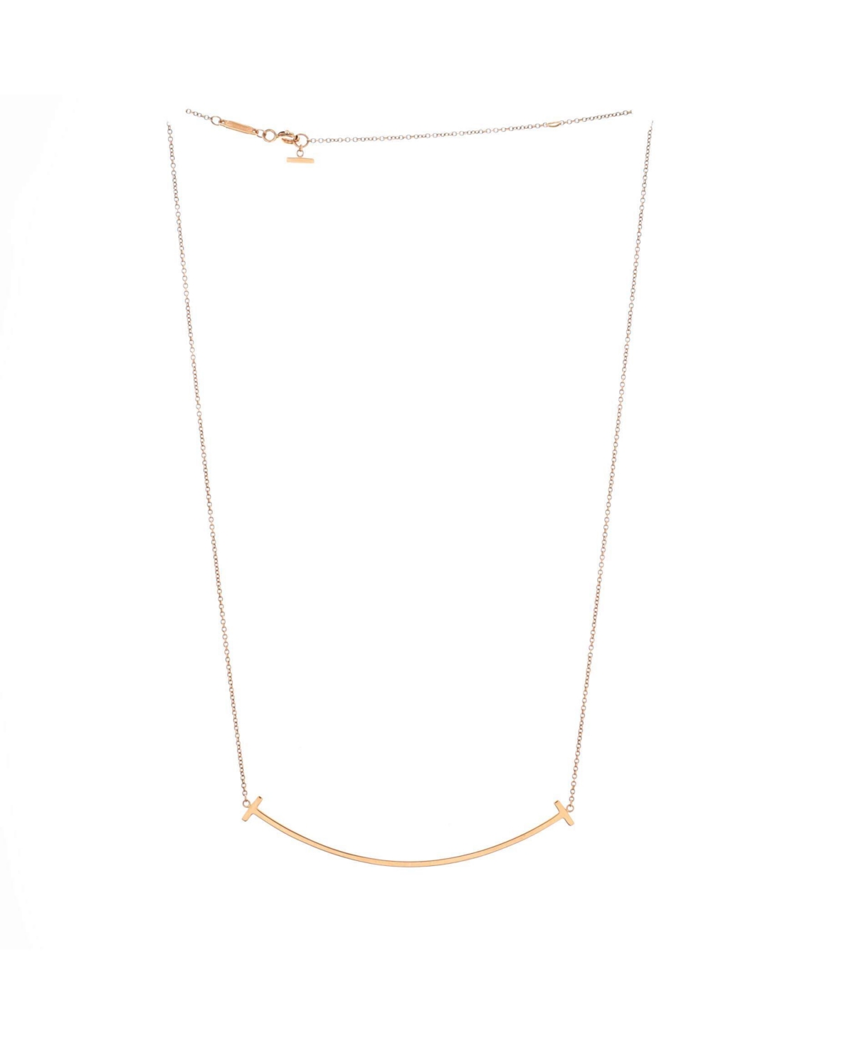 Pre-Owned Tiffany & Co T Smile Pendant Necklace
