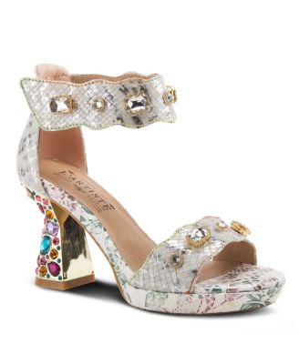 Women's Spring Step Jewell Closed Back Sandal with Buckle