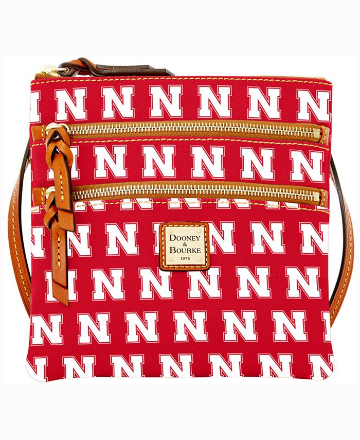 Dooney & Bourke Nebraska Cornhuskers Triple-Zip Crossbody Bag - Macy's