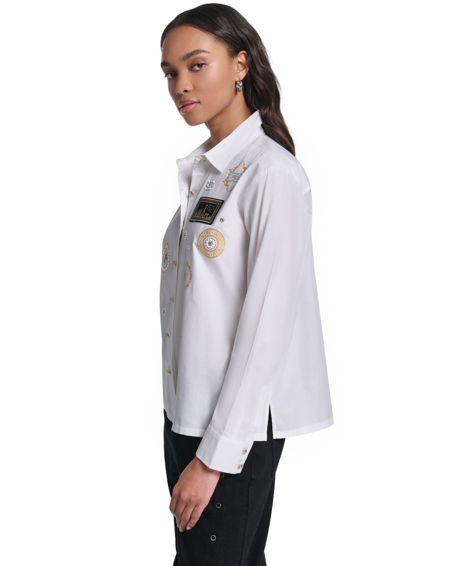 Women's Embellished Cropped Top
