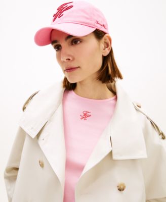 Women's Embroidered Script Logo Adjustable Baseball Cap