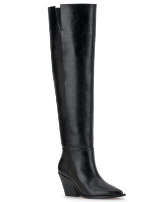 Women's Pianila Stacked Heel Over-the-Knee Boots