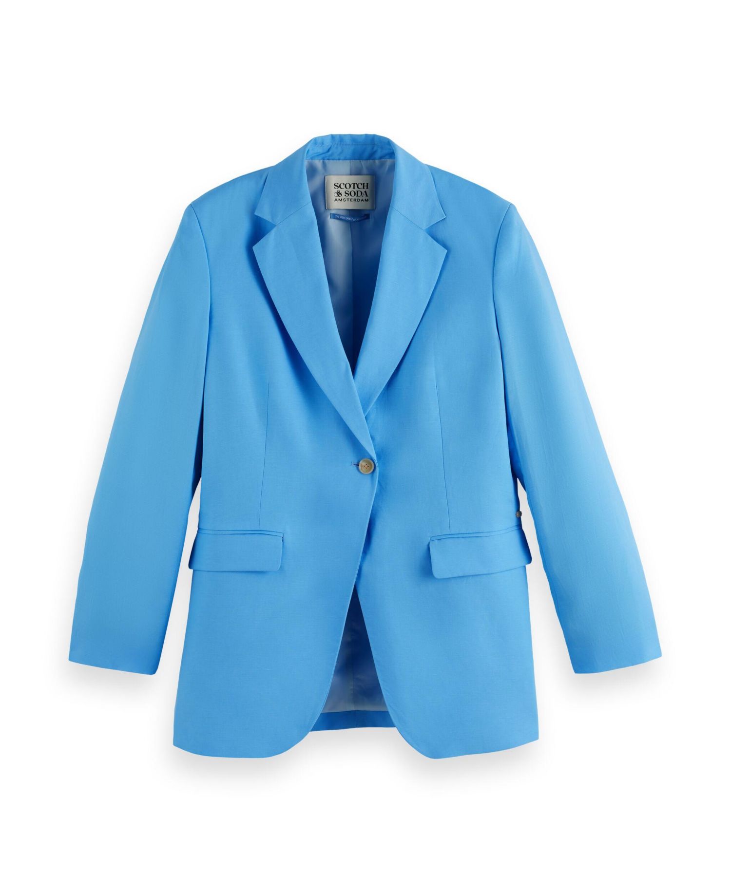 Women's Boyfriend Linen Blend Blazer