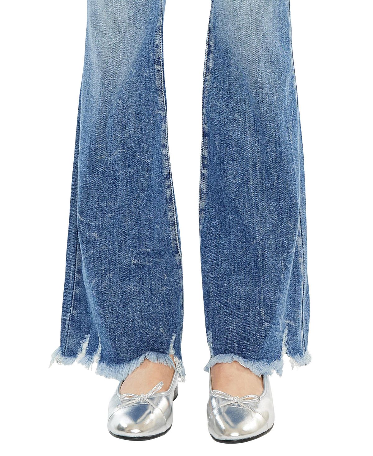 KanCan Women's Jennie Mid Rise Wide-Leg Jeans view 4 — MAYCSS fashion products
