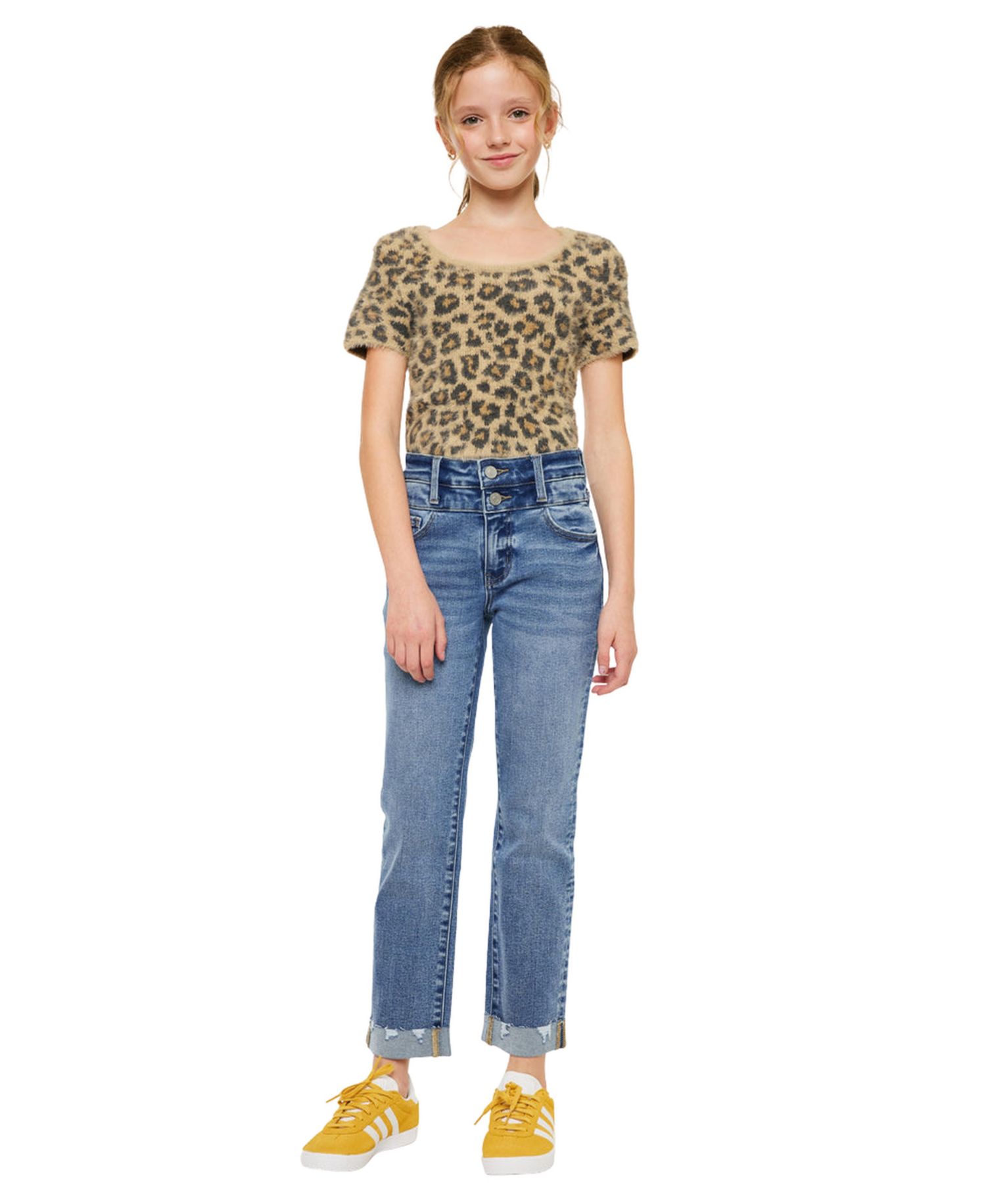 Big Girls Kate High Rise Slim Straight Jeans