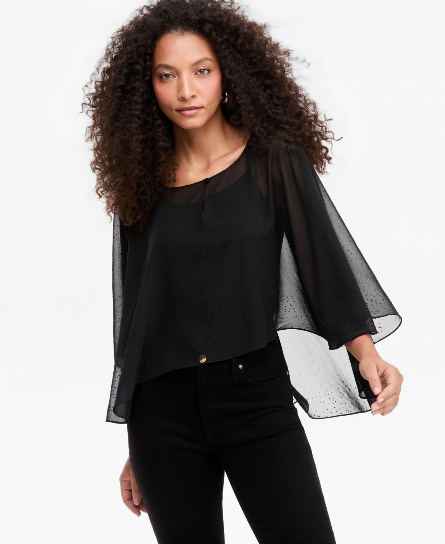 Women's Embellished Capelet