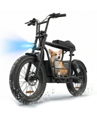 500W Electric Scooter with Seat, 48V Battery 25 Mile Range, 20MPH Max Speed