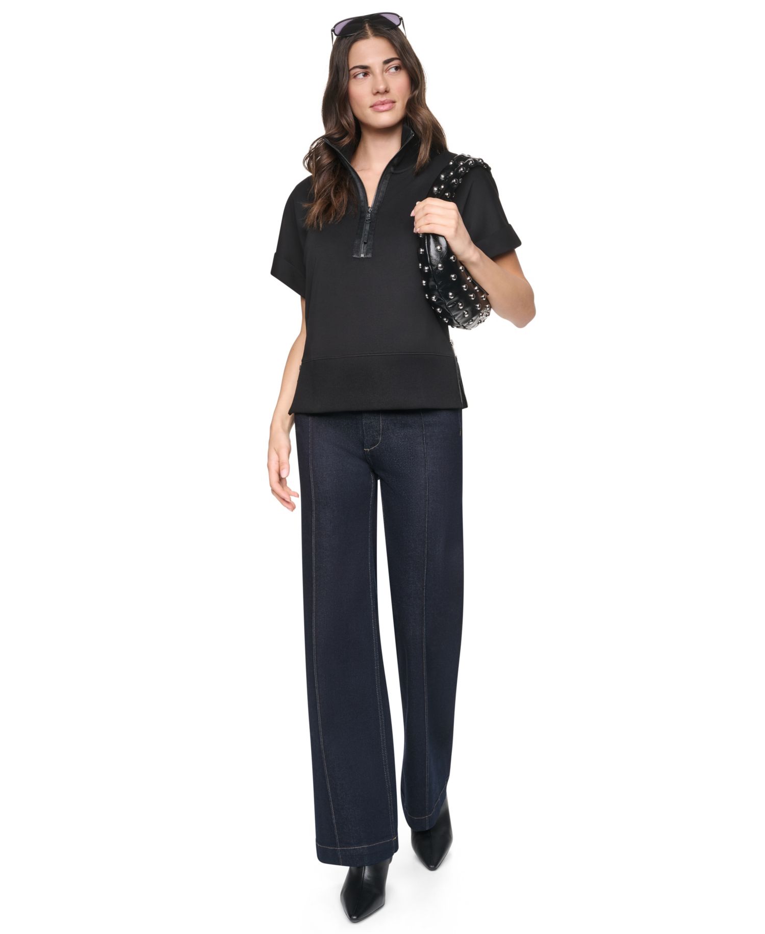 Women's Half-Zip Collar Jacket