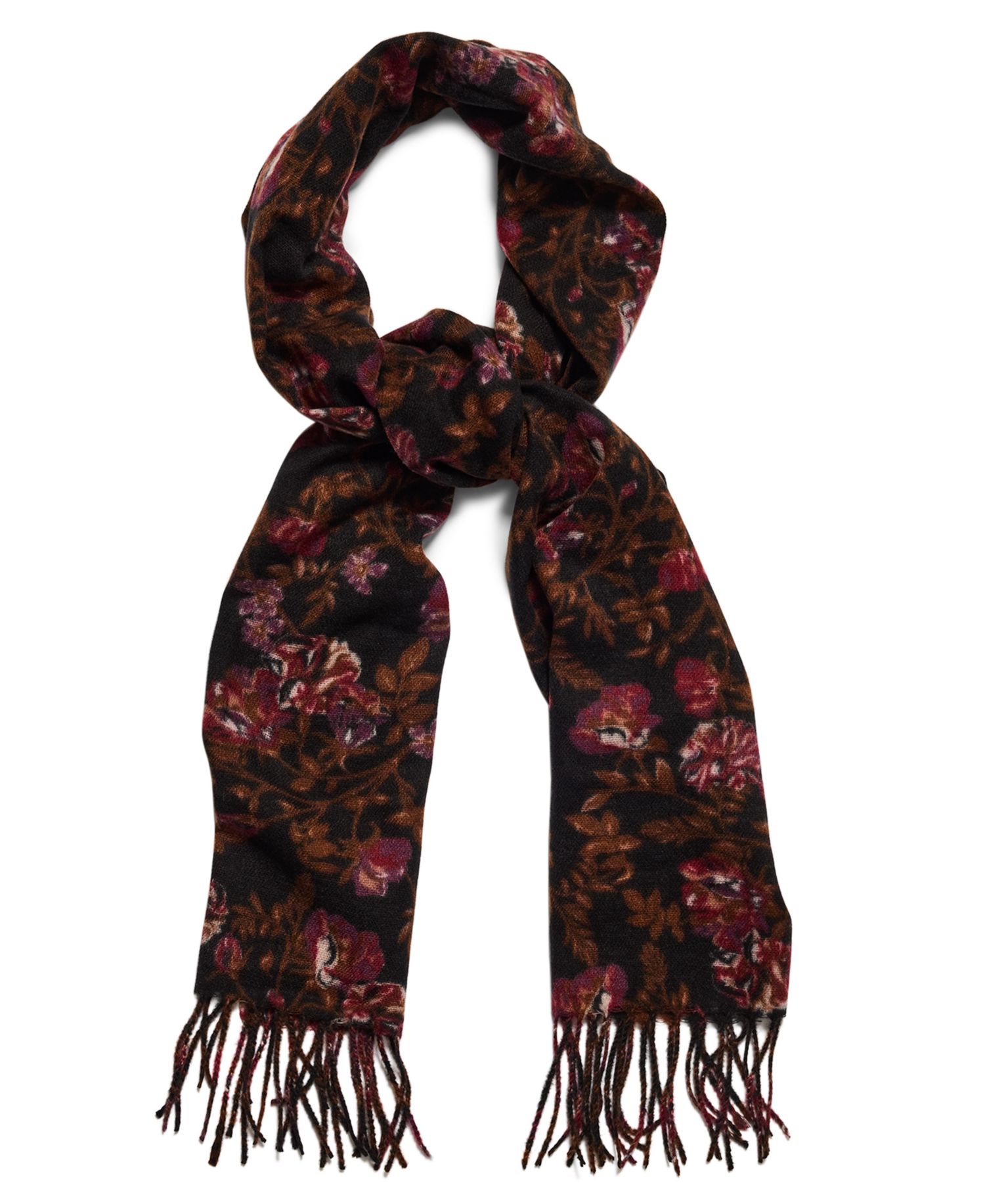 Floral Printed Midweight Scarf