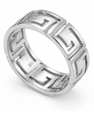 Women's Greek Key Band Ring