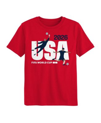 Preschool Red USA FIFA World Cup 2026 Graphic T-Shirt