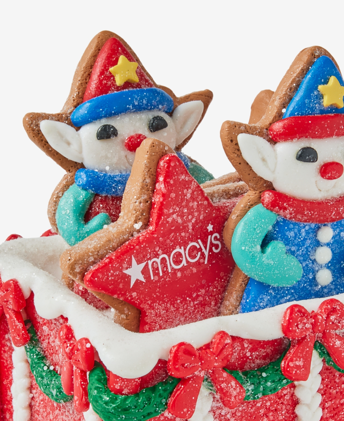 Macy's 100th Thanksgiving Day Clay Train Car with Elf, Macy's Exclusive
