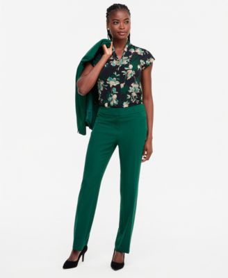 dark green dress pants women Women's & Trousers Straight leg Size:AU8 - (US4) VM: Jersey Beth Disney Sleeping Beauty Aurora belt loops
