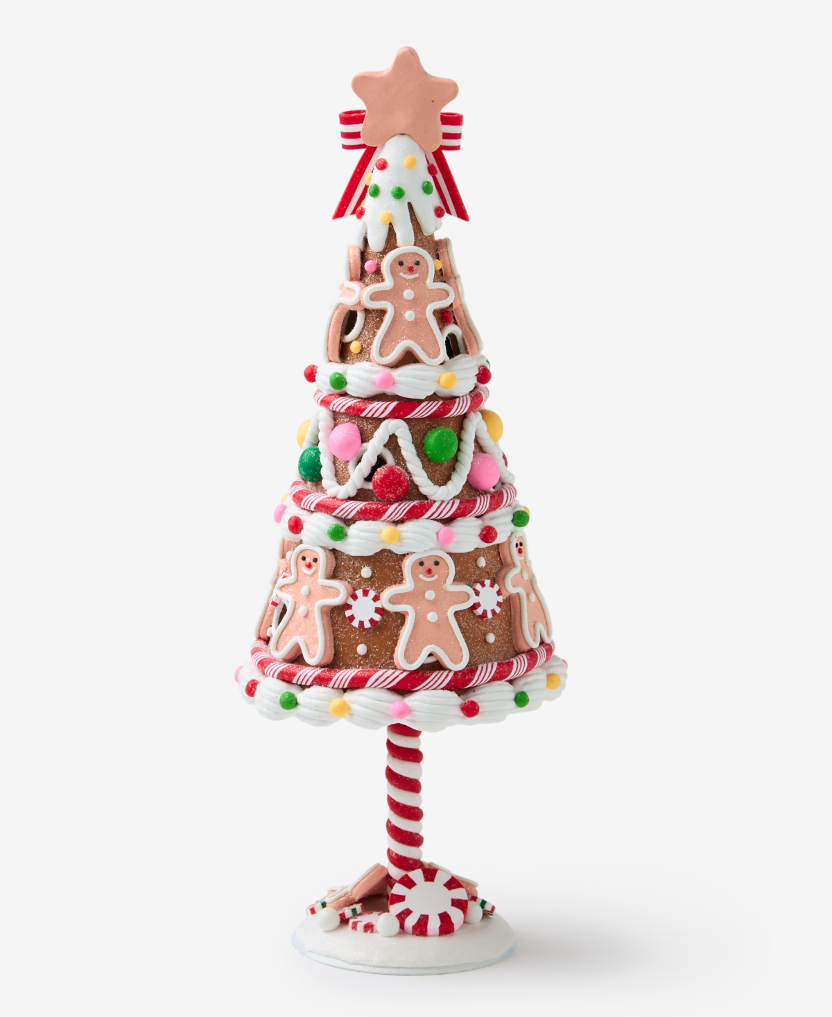 Holiday Lane Gingerbread Tree Tabletop Decor, Macy's Exclusive