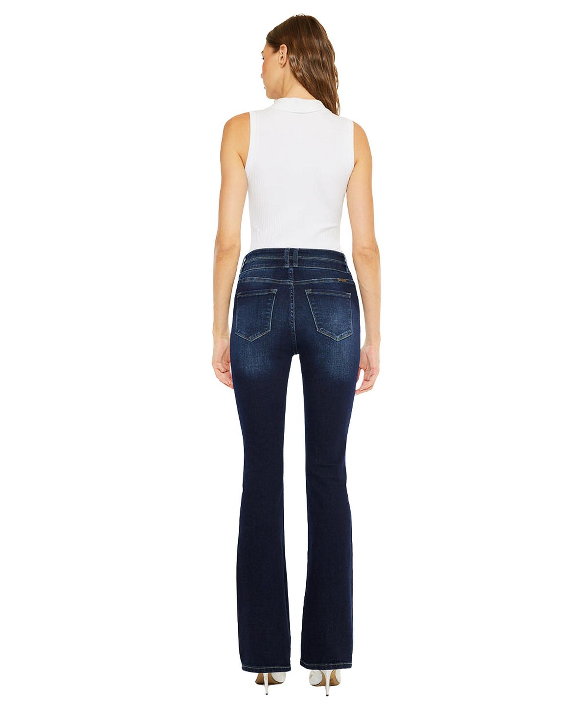 KanCan Women's Gisella High Rise Bootcut Jeans view 2 — MAYCSS fashion products
