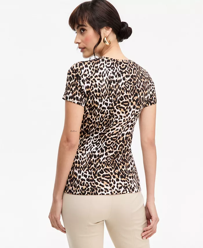 Women's Printed Short-Sleeve Crew T-Shirt - thumbnail 5