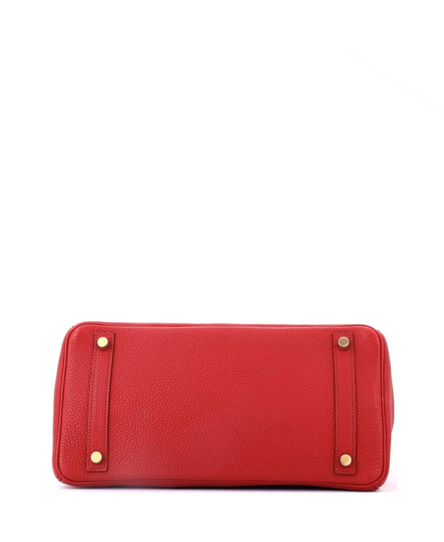 Birkin 30 Handbag Red Togo with Gold Hardware