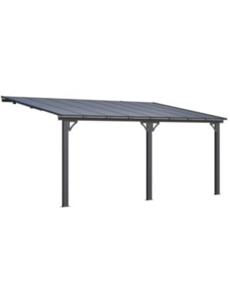 Adjustable Height Wall Mounted Outdoor Gazebos Pergola