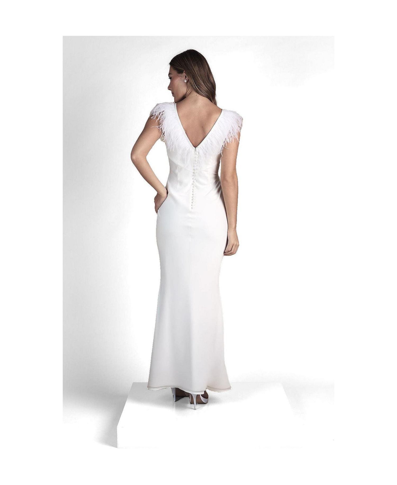 Women's V-Neck Satin Maxi Dress