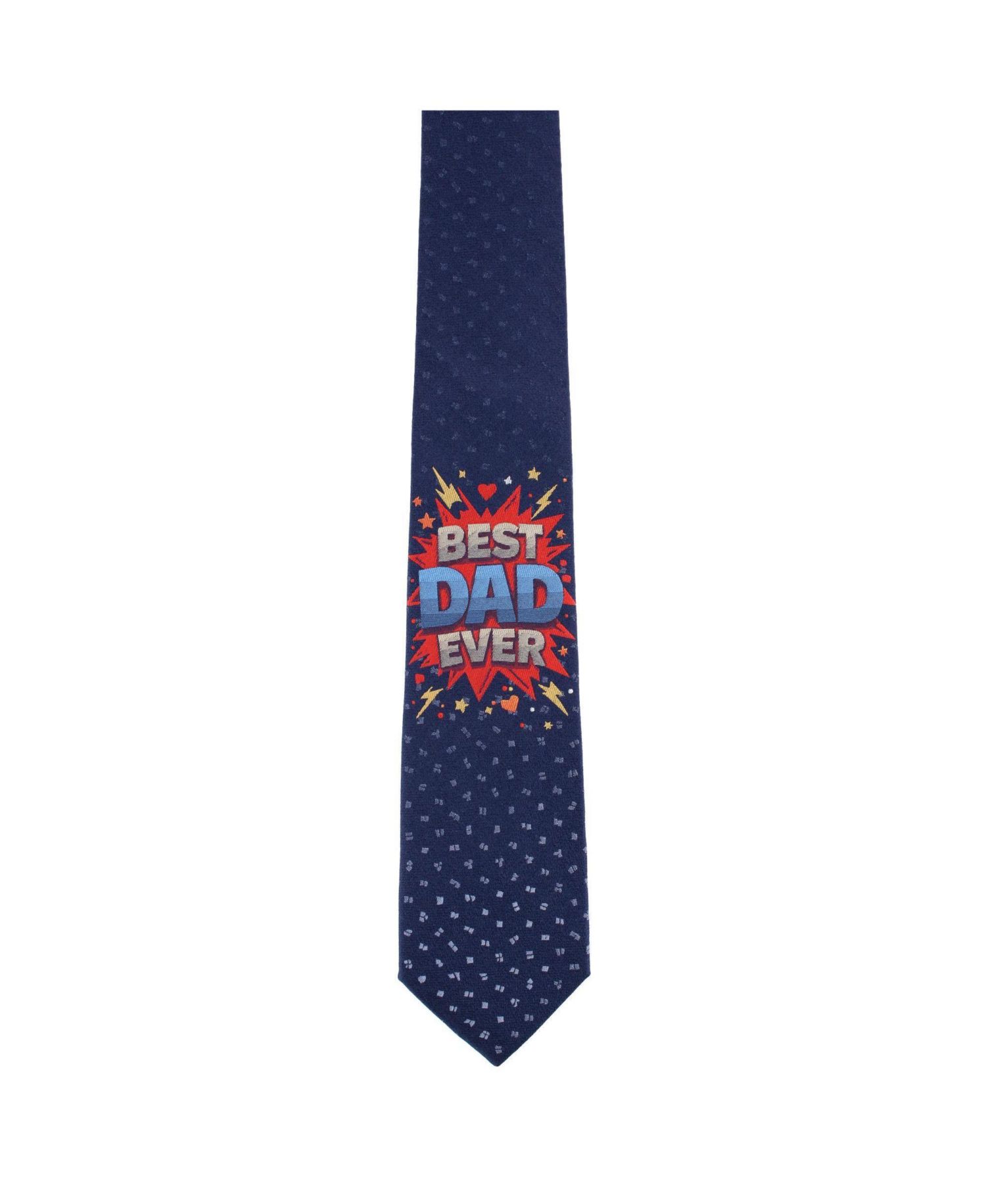 Men's Best Dad Ever Novelty Silk Necktie